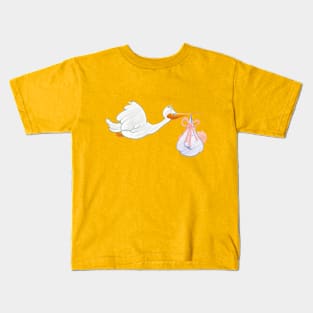 Baby Bird Delivery Kids T-Shirt